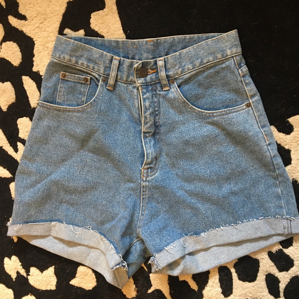 Vintage High Waisted Jean Shorts